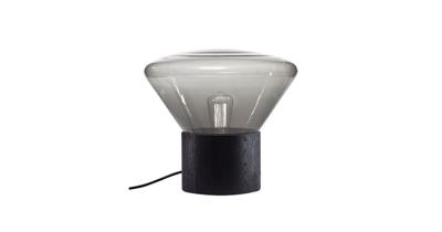 Brokis Muffin Large Vloerlamp - Zwart - Rookgrijs