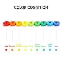 Topbright houten leerspel ringen tellen, 56dlg. - thumbnail