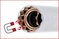 KS Tools 517.1145 3/8 bougieset, 4-delig, magnetisch met scharnier - thumbnail