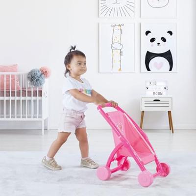 Dolu eenhoorn kinderwagen roze