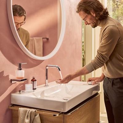 Hansgrohe Tecturis S 2-gats wastafelkraan 150 CoolStart met waste, chroom