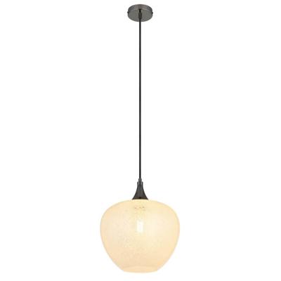 Globo Antraciet hanglampMaxy met wit glas Ø 29cm - 15548H1K