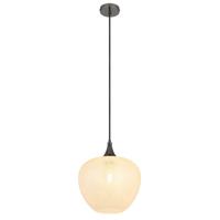 Globo Antraciet hanglampMaxy met wit glas Ø 29cm - 15548H1K - thumbnail