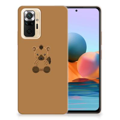 Xiaomi Redmi Note 10 Pro Telefoonhoesje met Naam Baby Hyena Xiaomi Redmi Note 10 Pro Telefoonhoesje met Naam Baby Hyena
