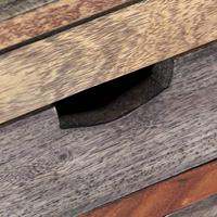 Salontafel 100x55x30 cm massief sheeshamhout grijs - thumbnail