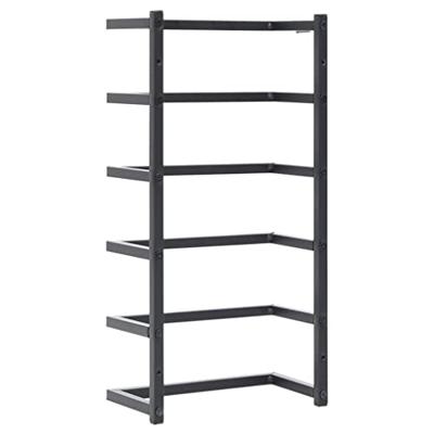 VidaXL Handdoekenrek 24x12x48 cm staal zwart