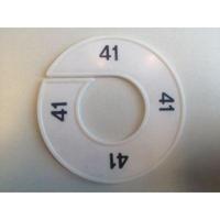 Maatring wit/zwart 41 - thumbnail