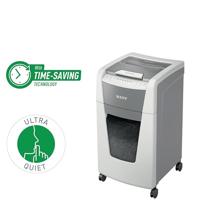 Leitz IQ Office 300 Autofeed P5 Papierversnipperaar 300 vellen Micro cut 2 x 15 mm P-5 60 l Ook geschikt voor Paperclips, Nietjes, Creditcards - thumbnail