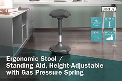 Digitus Zit/stastoel DA-90422 Zwart DA-90422