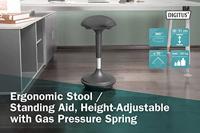 Digitus Zit/stastoel DA-90422 Zwart DA-90422 - thumbnail