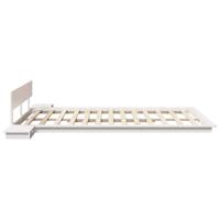 Bedframe Wit 140 x 200 cm Hout - thumbnail