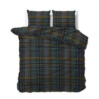 Sleeptime Elegance Tristan Blue Lits-jumeaux (240 x 200/220 cm + 2 kussenslopen) - thumbnail