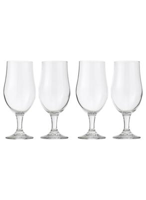 HEMA 4-pak Bierglazen 490ml (transparant)