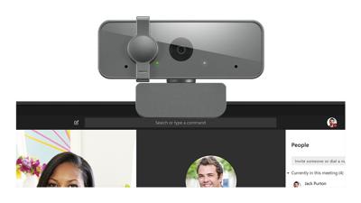 Lenovo Select Full HD-webcam 1920 x 1080 Pixel Klemhouder, Microfoon