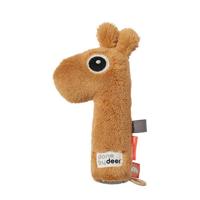 Done by Deer pieper rammelaar Raffi Mustard knuffel 16 cm - thumbnail