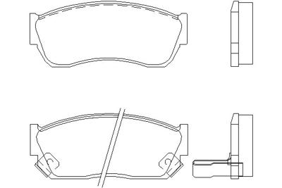 Remblokken set 2133301