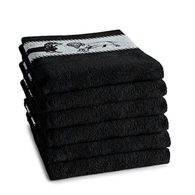DDDDD DDDDD keukendoek Saar zwart 50x55 (per stuk)