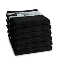 DDDDD DDDDD keukendoek Saar zwart 50x55 (per stuk) - thumbnail