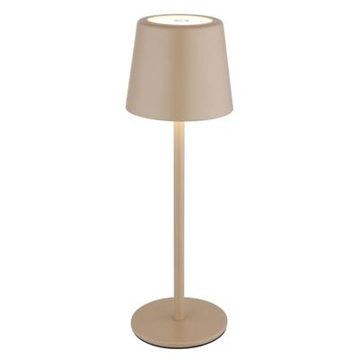 Globo Moderne tafellampVancouver zand bruin oplaadbaar - 58482S