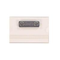 Badge transp 54x86mm magneetsluiting - thumbnail