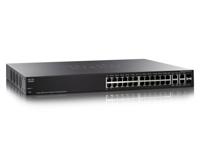 Cisco SG300-28MP-K9-EU Gigabit Ethernet (26 10/100/1000 PoE-poorten, 2 combo mini-GBIC-poorten) - thumbnail