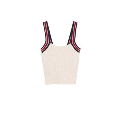 Mango gebreide top beige Mango gebreide top beige