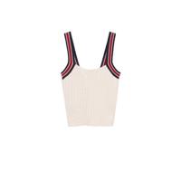 Mango gebreide top beige - thumbnail