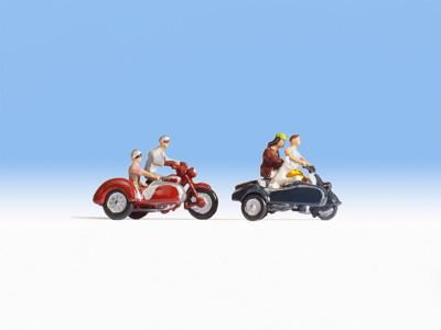 NOCH 36905 N Motorrijders figuren Geverfd, Staand
