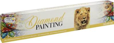 Bongers Speelgoed Diamond painting lion 30x40 cm