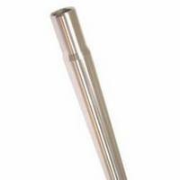 zadelpen vast kaars 27.2 x 350 mm aluminium zilver - thumbnail