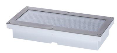 Paulmann Brick 94337 Vloerinbouwlamp LED vast ingebouwd LED 5 W Aluminium, Grijs Paulmann Brick 94337 Vloerinbouwlamp LED vast ingebouwd LED 5 W Aluminium, Grijs