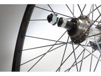 Achterwiel 28 freewheel vast zwart - thumbnail