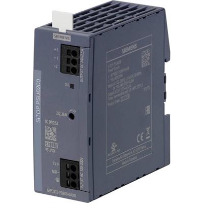 Siemens 6EP33327SB000AX0 Netvoedingsmodule 24 V 2.5 A 60 W Aantal uitgangen:1 x Inhoud 1 stuk(s)