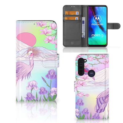 Motorola Moto G Pro Telefoonhoesje met Pasjes Bird Motorola Moto G Pro Telefoonhoesje met Pasjes Bird