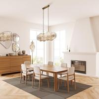 Searchlight HanglampWagon Wheel goud - 88210-10BZ - thumbnail