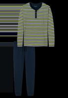 Schiesser Schiesser heren pyjama lang 166145 citroen Maat 48 - thumbnail