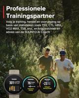 Suunto SS051014000 smartwatch / sport watch 3,35 cm (1.32") AMOLED 45 mm Digitaal 466 x 466 Pixels Touchscreen Zwart GPS - thumbnail