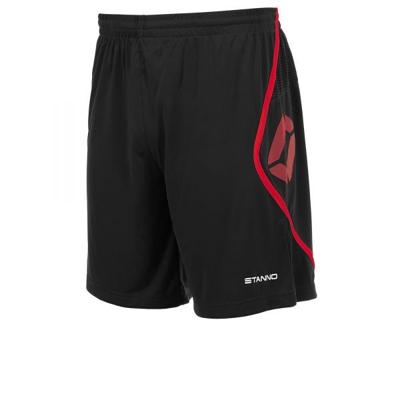Stanno 420117 Pisa Short - Black-Red - XXL Stanno 420117 Pisa Short - Black-Red - XXL
