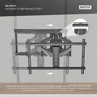 Digitus DA-90454 TV-beugel Variabele afstand tot de muur 114,3 cm (45) - 177,8 cm (70) Uittrekbaar, Kantelbaar, Kantelbaar en roteerbaar - thumbnail