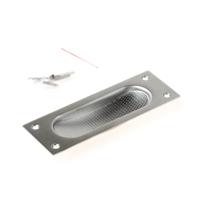 Schuifdeurkom rechth.rvs mat 120x40mm - thumbnail