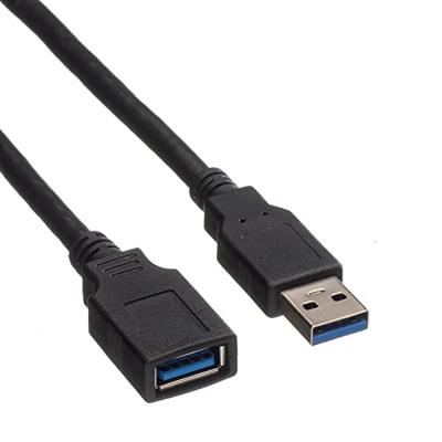 ROLINE USB 3.2 Gen 1 Kabel, type A-A, M/F, zwart, 0,8 m