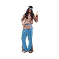 Kostuums voor Volwassenen My Other Me Hippie Psychedelisch M/L - thumbnail
