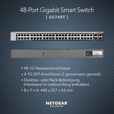 Switch Netgear GS748T-600EUS