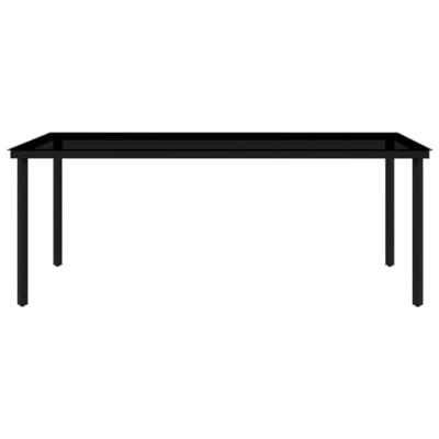 7-delige Tuinset zwart