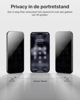 Belkin ScreenForce InvisiGlass Privacy Screenprotector iPhone 17 Pro, Krasbestendig, Stoot- en Valbescherming, met Easy Align-Frame voor Bevestiging Zonder Luchtbellen, 9H Gehard Gerecycled Glas - thumbnail