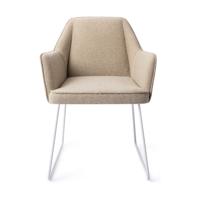 Jesper Home Eetkamerstoel 'Tome' Slide White, kleur Great Greige - thumbnail