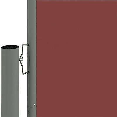 Windscherm uittrekbaar 180x1000 cm bruin - thumbnail