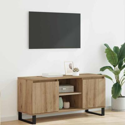 TV-kast Artisan Eiken 104 x 35 x 50 cm Bewerkt hout