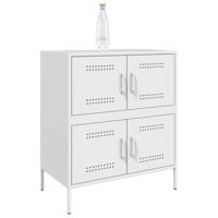 Dressoir 68x39x79 cm staal wit - thumbnail