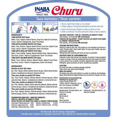 Inaba churu multipack tuna varieties